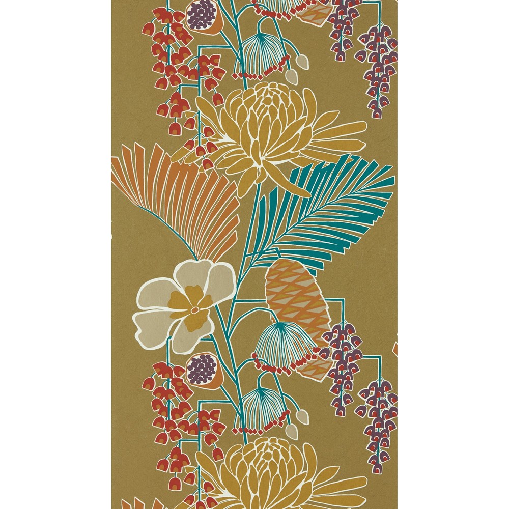 Salon Wallpaper 112152 by Harlequin in Gold Russet Atlantic